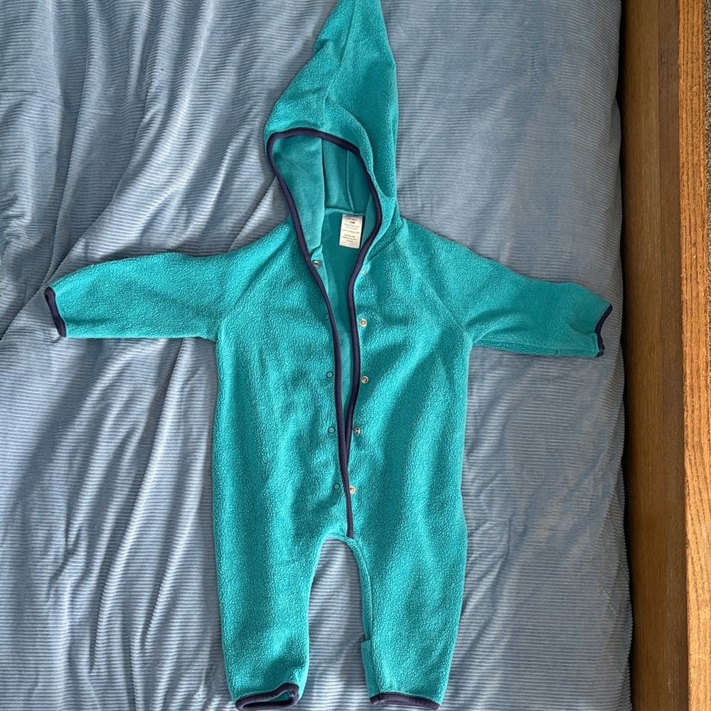 Zutano Teal Elf Suit